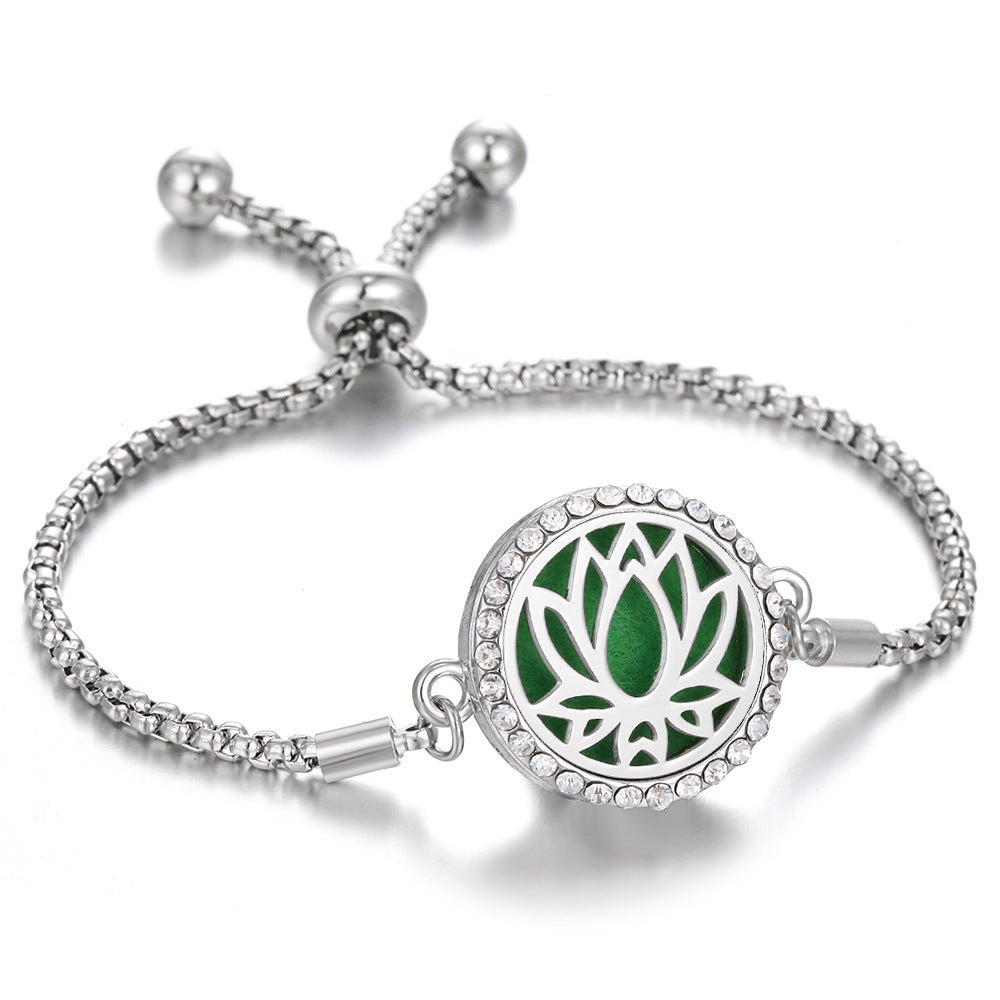 Pulsera difusora de aceites esenciales de aromaterapia