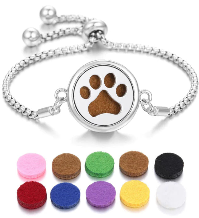 Pulsera difusora de aceites esenciales de aromaterapia