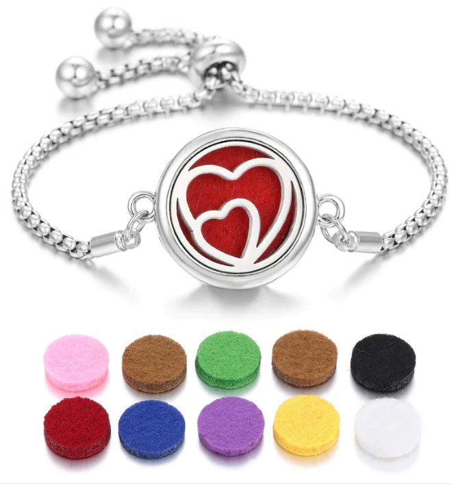 Pulsera difusora de aceites esenciales de aromaterapia