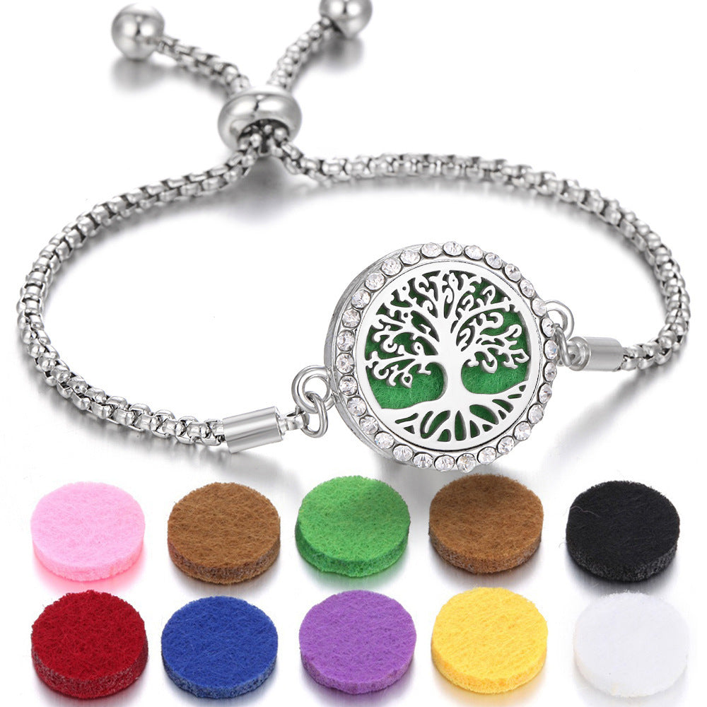 Pulsera difusora de aceites esenciales de aromaterapia