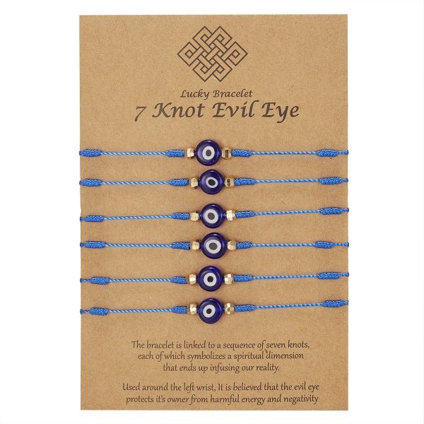 7 - Knot Evil Eye Red String Bracelets