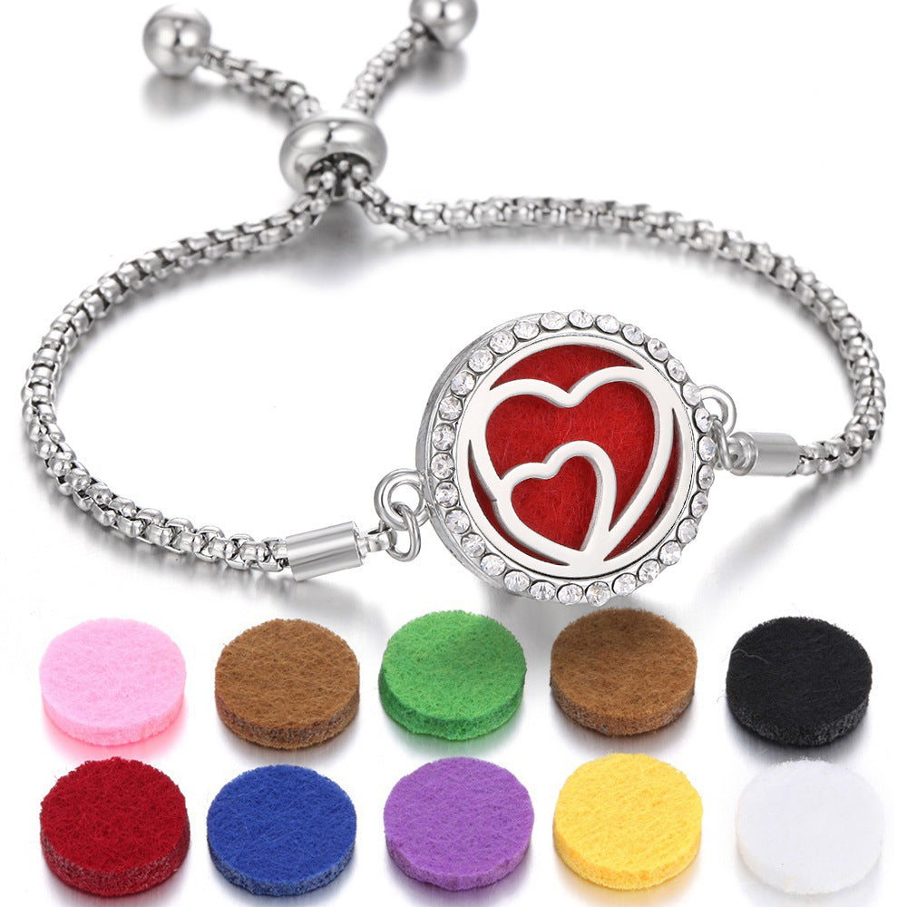 Pulsera difusora de aceites esenciales de aromaterapia