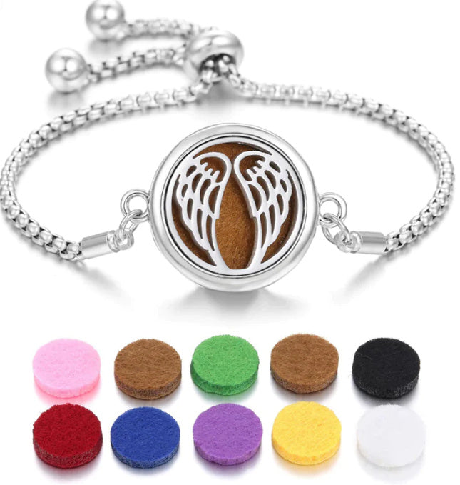 Pulsera difusora de aceites esenciales de aromaterapia