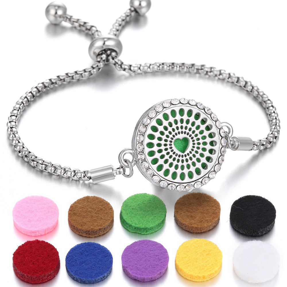 Pulsera difusora de aceites esenciales de aromaterapia