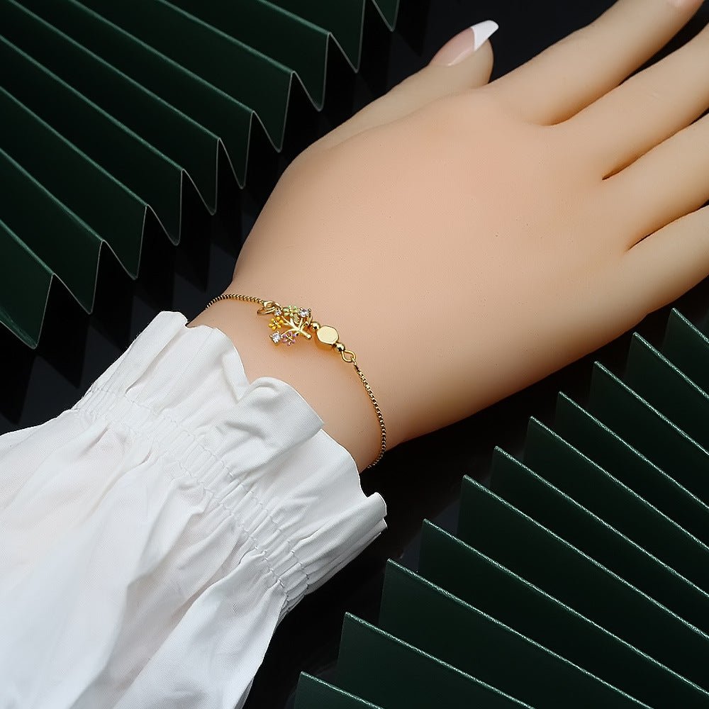 Adjustable Evil Eye Hamsa Bracelet for Women