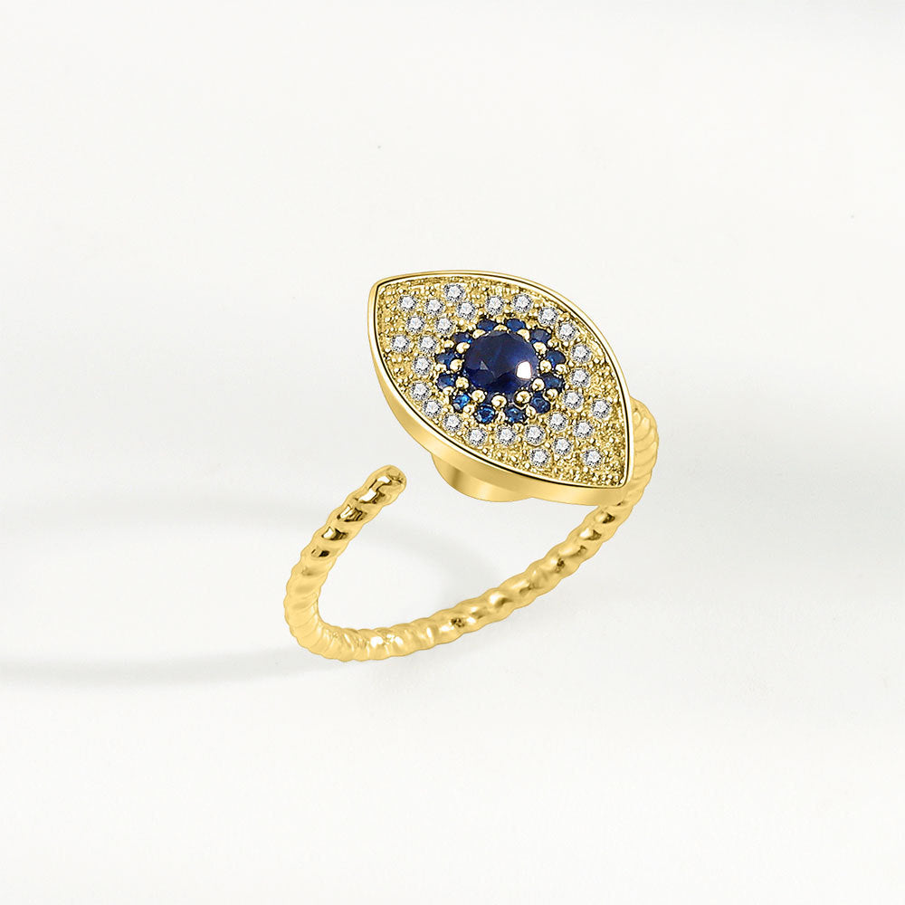 Anillo giratorio contra el mal de ojo: alivio de la ansiedad