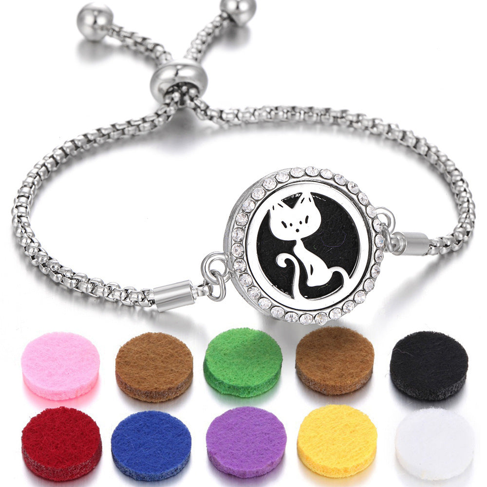 Pulsera difusora de aceites esenciales de aromaterapia