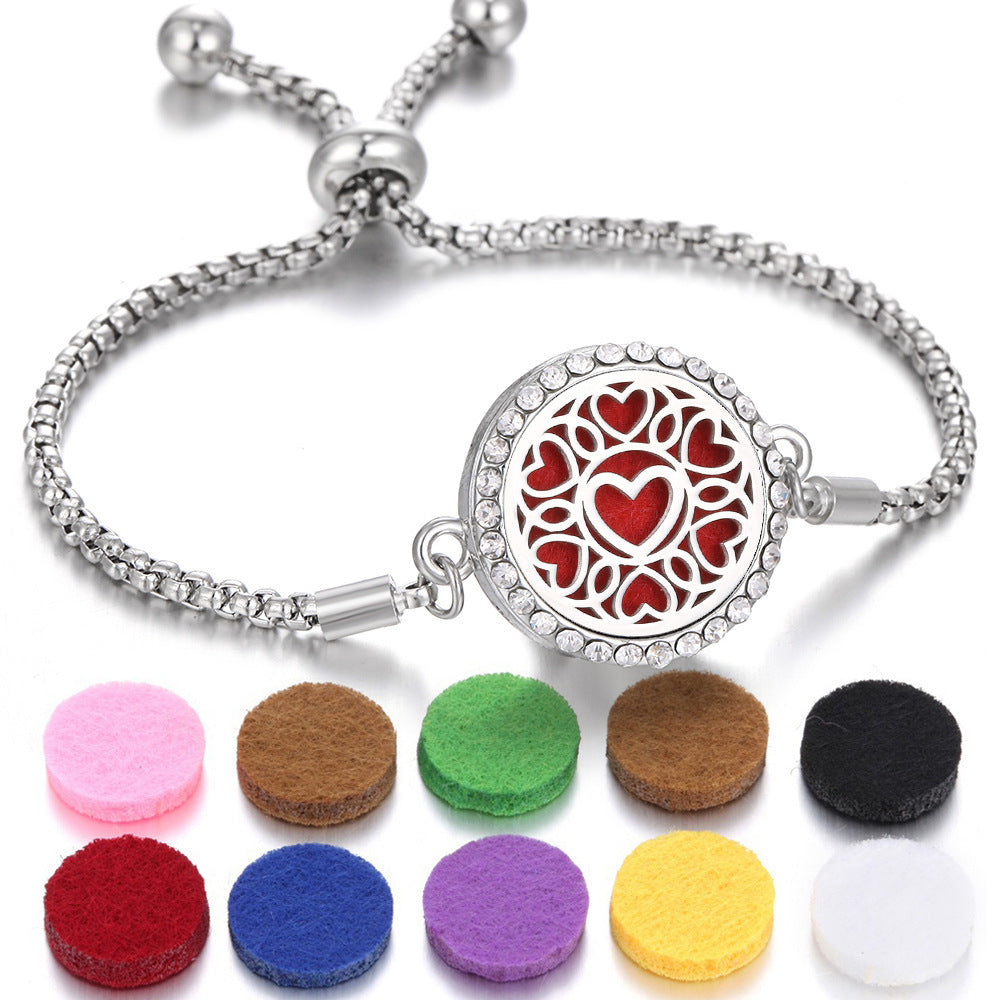 Pulsera difusora de aceites esenciales de aromaterapia