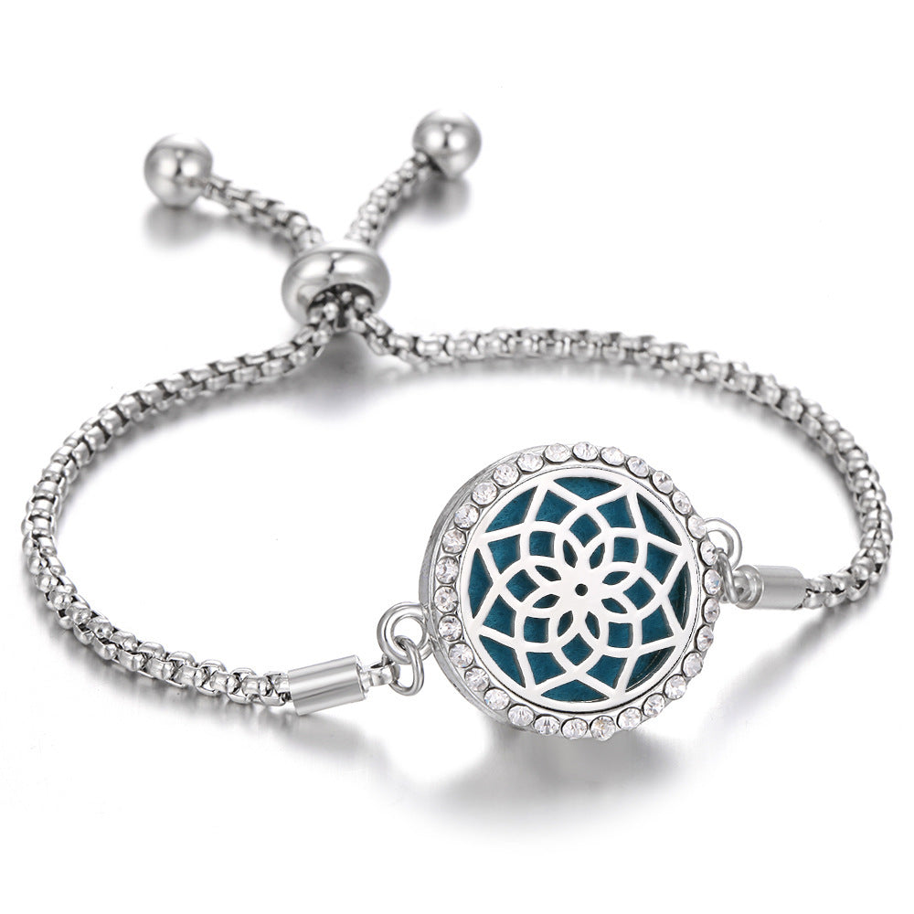 Pulsera difusora de aceites esenciales de aromaterapia
