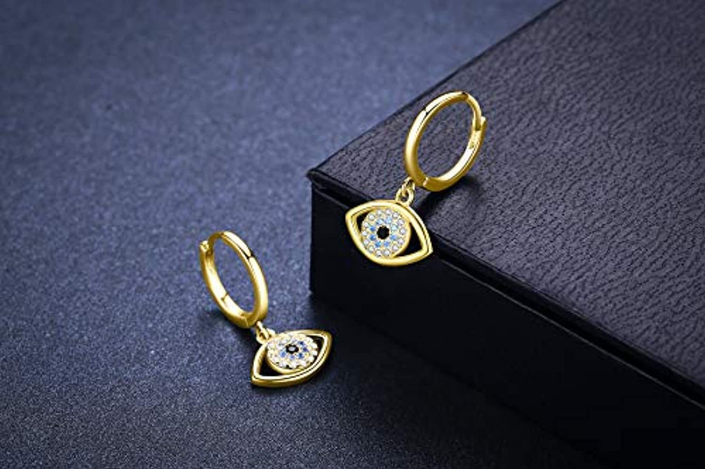 Greek Evil Eye Hypoallergenic Earrings