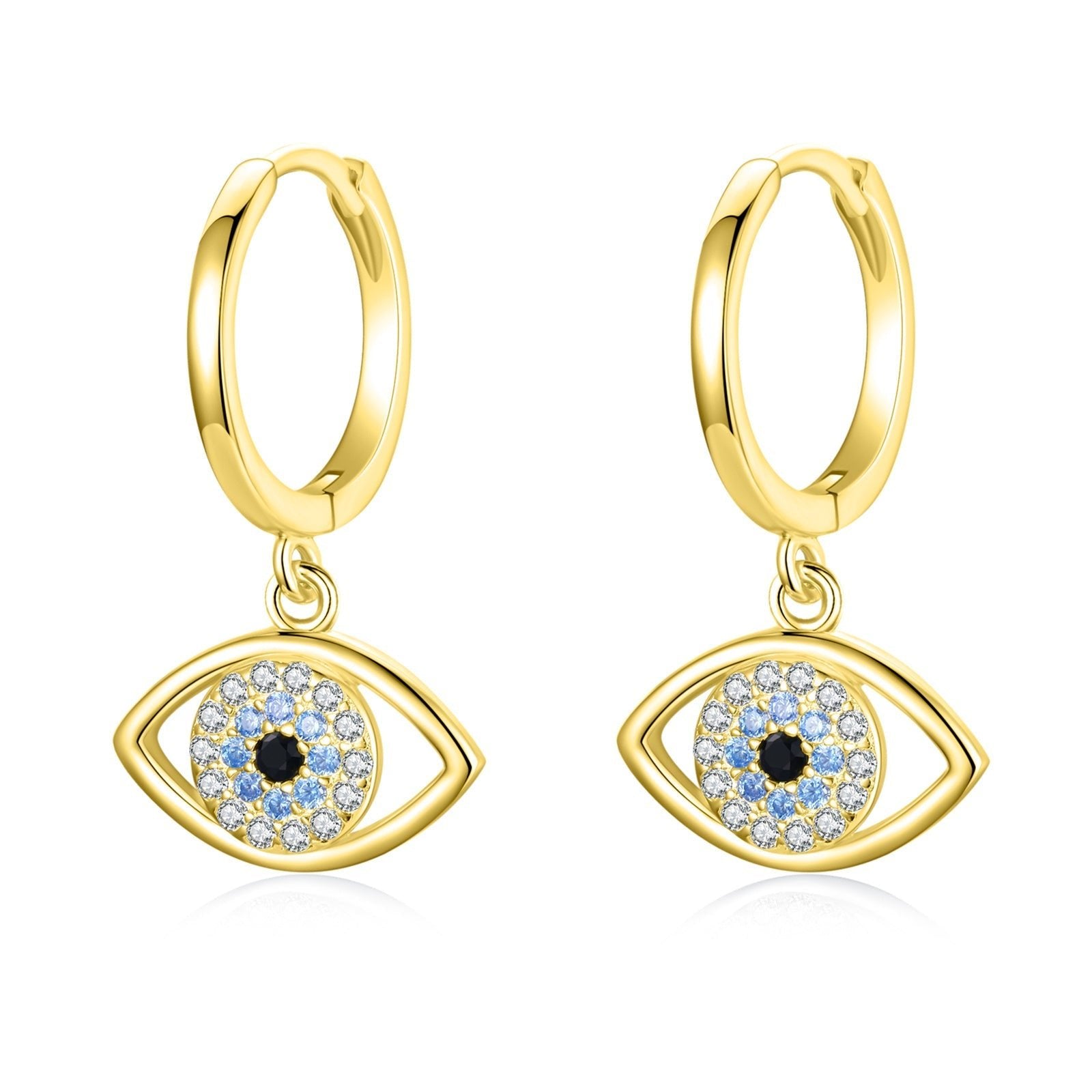 Greek Evil Eye Hypoallergenic Earrings