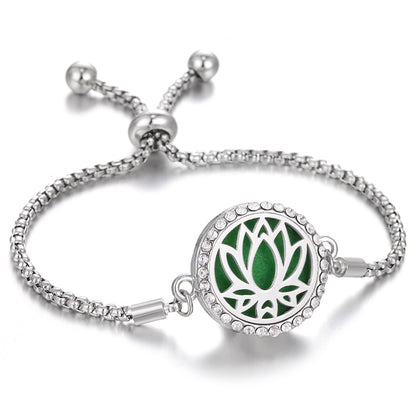 Pulsera difusora de aceites esenciales de aromaterapia