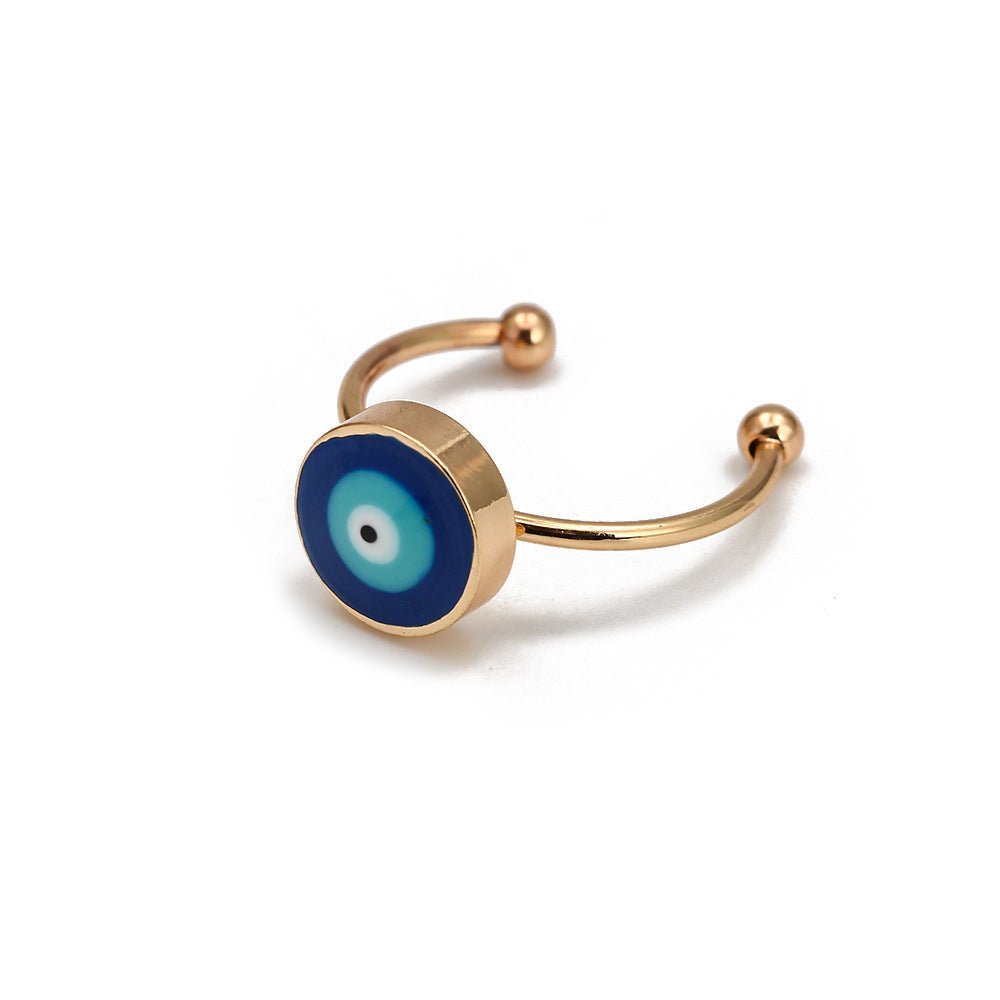 Adjustable Evil Eye Rings - Multiple Colors