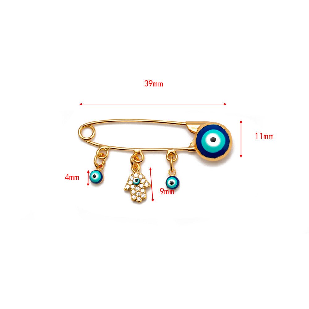 Evil Eye Pin - A Blend of Mystique and Style