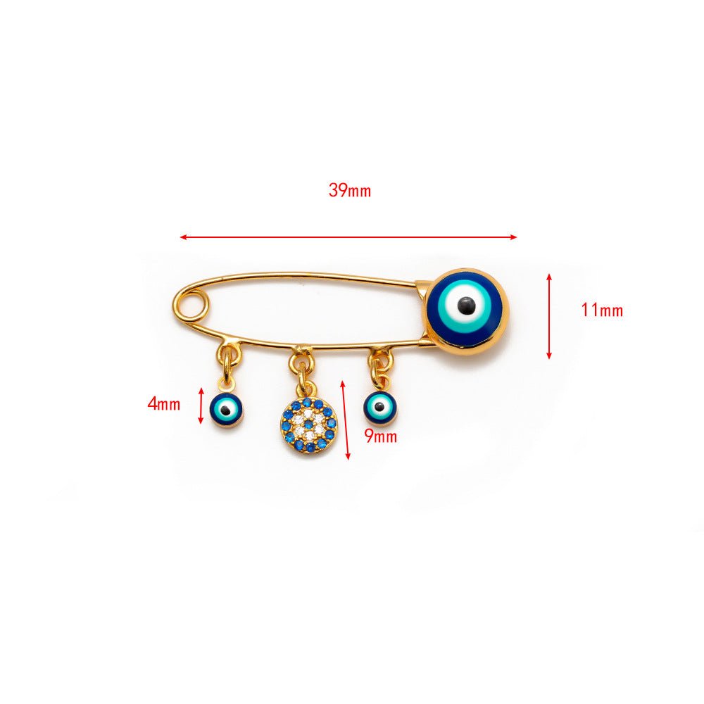 Evil Eye Pin - A Blend of Mystique and Style