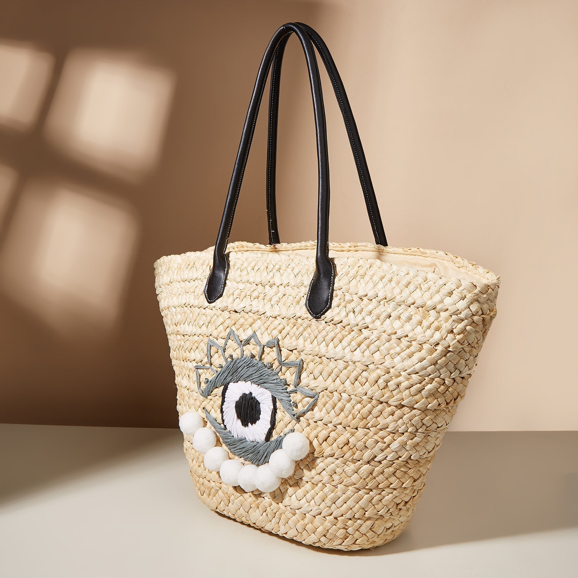 Large Evil Eye Beach Tote Bag