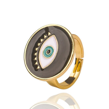 Protective Evil Eye Statement Ring