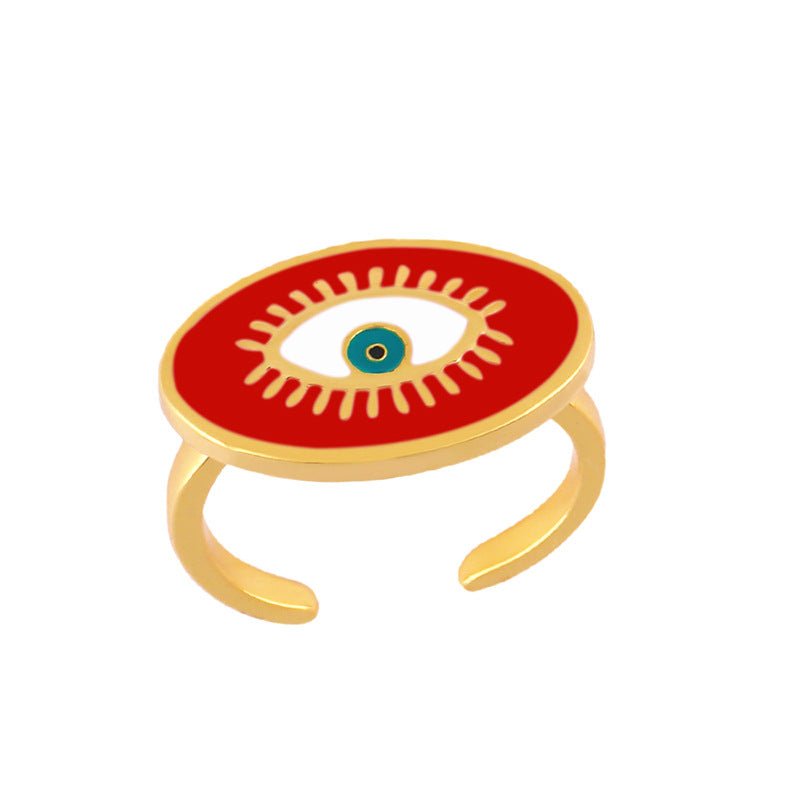 Protective Evil Eye Statement Ring