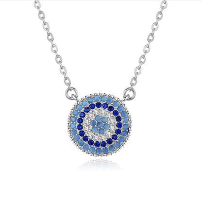 Small Blue Evil Eye Necklace