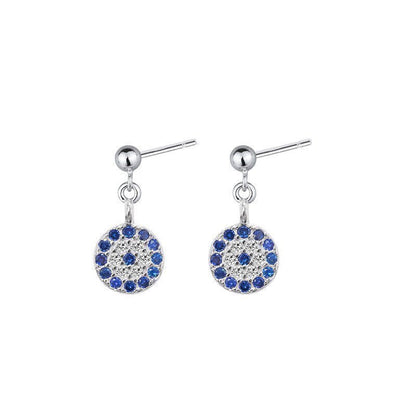 Small Evil Eye Earrings - Hoop & Studs