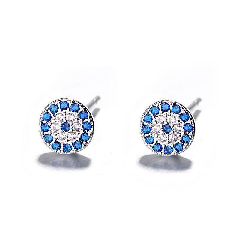 Small Evil Eye Earrings - Hoop & Studs