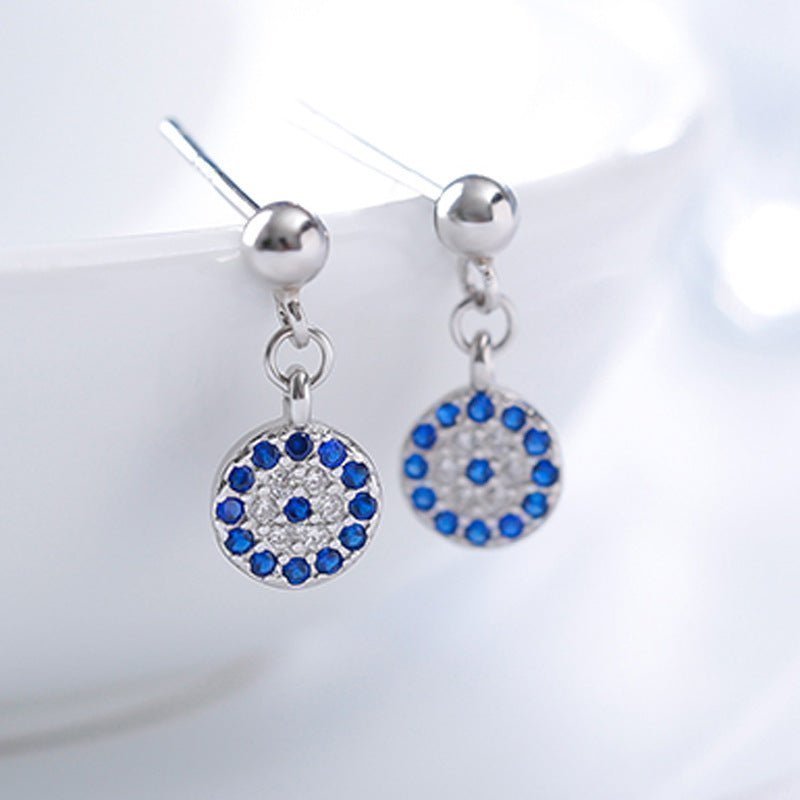 Small Evil Eye Earrings - Hoop & Studs