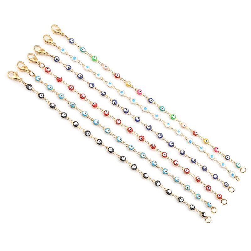 Stylish Evil Eye Beaded Bracelet - Multiple Colors