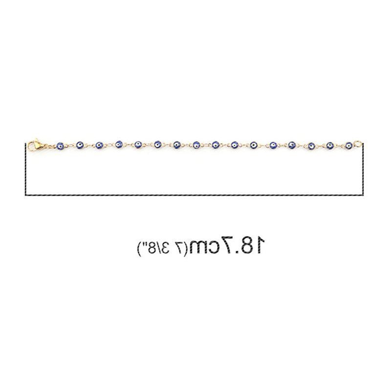 Stylish Evil Eye Beaded Bracelet - Multiple Colors