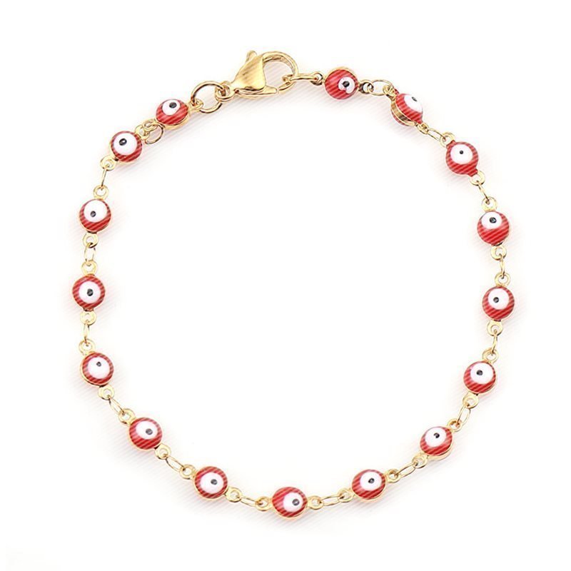 Stylish Evil Eye Beaded Bracelet - Multiple Colors